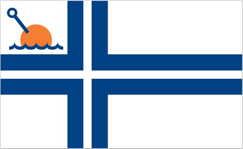                          Venekerho Merihenkiset Ry:n kaunis lippu! 